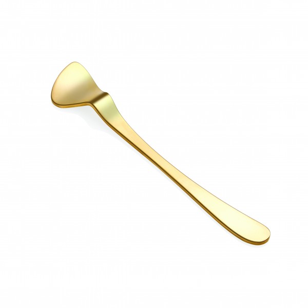 Glore Design Teelöffel 6er Set Gold glänzend 18/10