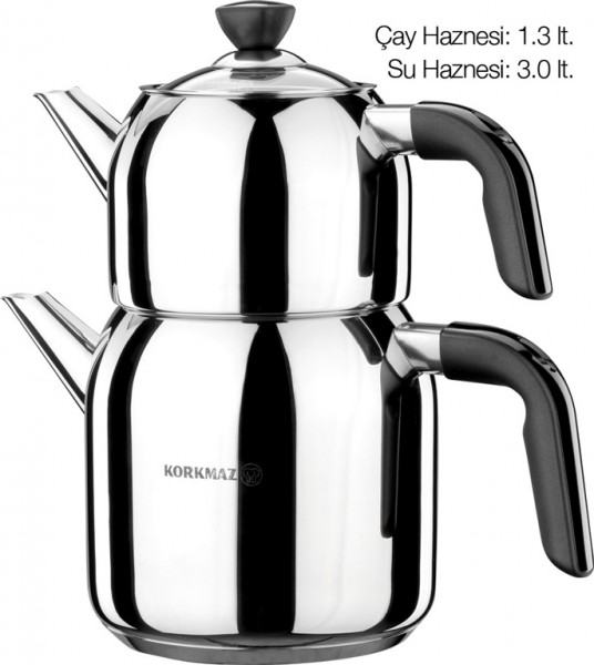 Korkmaz Kappa Mega Teekanne 3,0L / 1,3 L