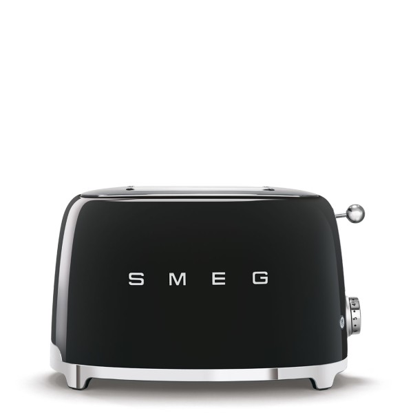 Smeg Toaster Schwarz Glänzend