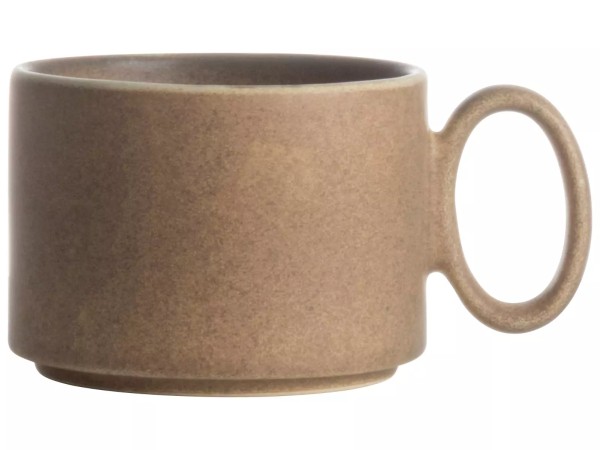 Eby Tasse braun mit Henkel Brown