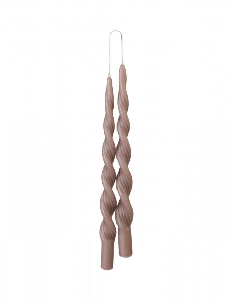 Stabkerzen Twist 2 Stück Rouge