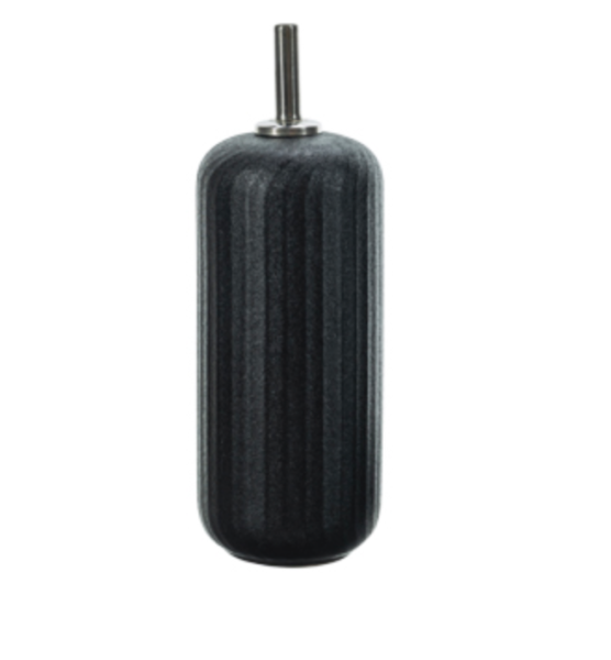 Essig - Öl Flasche 300ml schwarz geriffelt Dakora