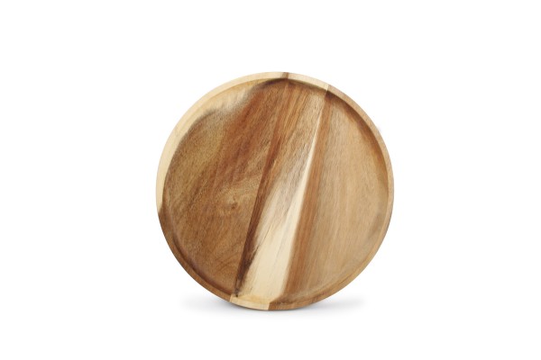 Servierbrett Palla rund 24xH1,5 cm Holz Akazienholz