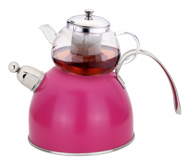 TantiToni pfeifende Teekanne fuchsia