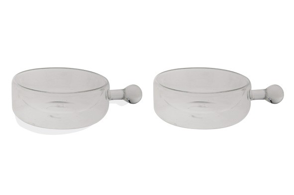 Isolate Bowl mit Henkel doppelwandig 2er Set Schälchen