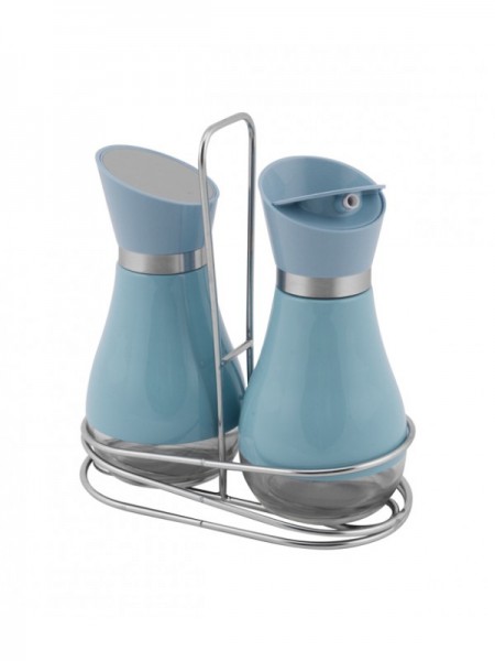 Öl und Essig Set 3 tlg. blau