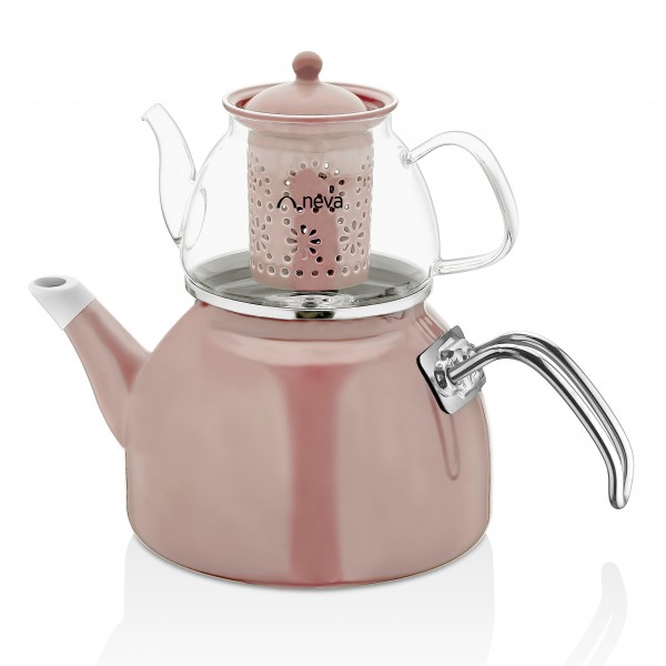 Neva Rose Chocolate Glas Teekanne