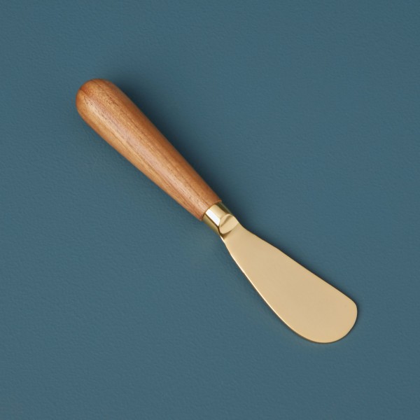Buttermesser gold wood 15x2,5cm