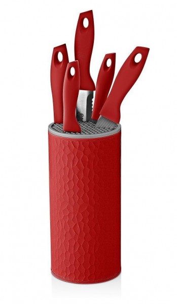 Neva Sweet Serie Rot Messerblock Set 6 tlg. N2360