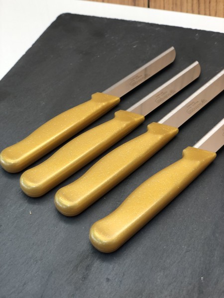 Solingen 1 x Allzweckmesser gold glitter Made in Germany Schälmesser