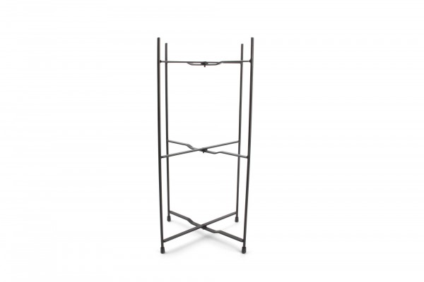 XL Metall Etagere in Schwarz für 3 Dessertteller 23x23xH42,5 cm
