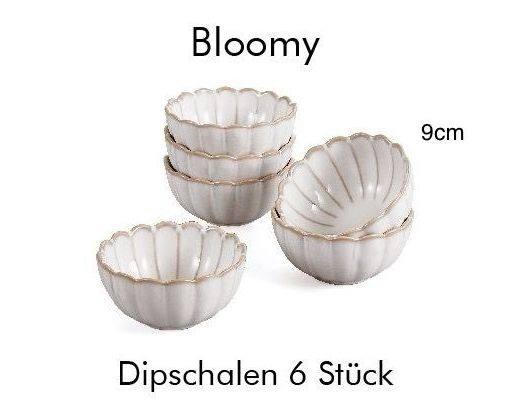 Bloomy 6er Dip- Schälchen Set 9x5 cm