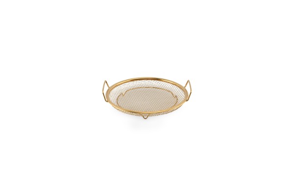 Drahtkorb 19cm gold Serve