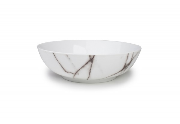 Salatschüssel 24xH7,5 cm Marble Marmor