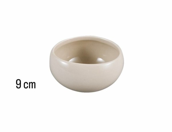 Wave Beige 6er Dip- Schälchen Set 9cm