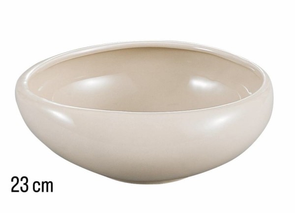 Wave Beige Salatschüssel 23cm
