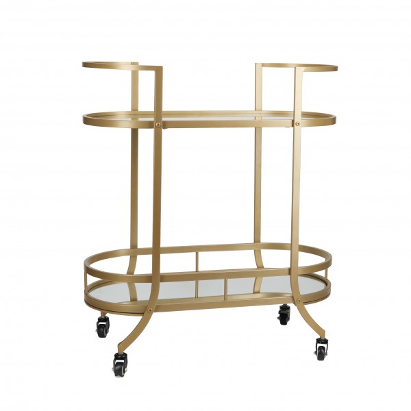 Servierwagen Molly brushed Gold