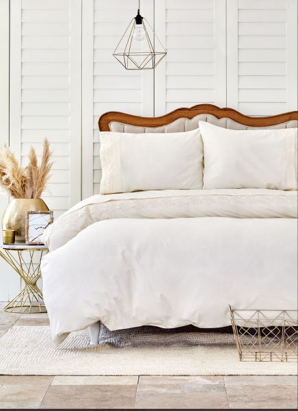 Karaca Home Bettwäsche Beatriz Gold 200x220 cm Baumwolle