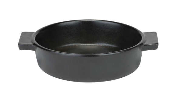 Schälchen Madi mit Henkel schwarz ofengeeignet 14,5xH4,3 cm black