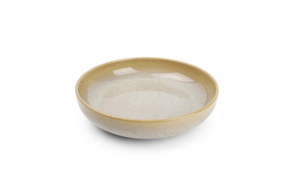 Tabo beige tiefe Teller 22xH5 cm