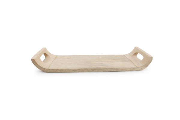 Holz Tablett mit Griff 40x15xH4,5 cm