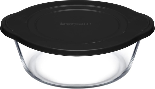 Pasabahce Borcam rund mit Deckel 2,1 L