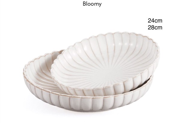 Bloomy Servierschalen 2er Set rund