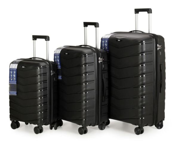 Kofferset Reisekoffer 3 tlg. schwarz