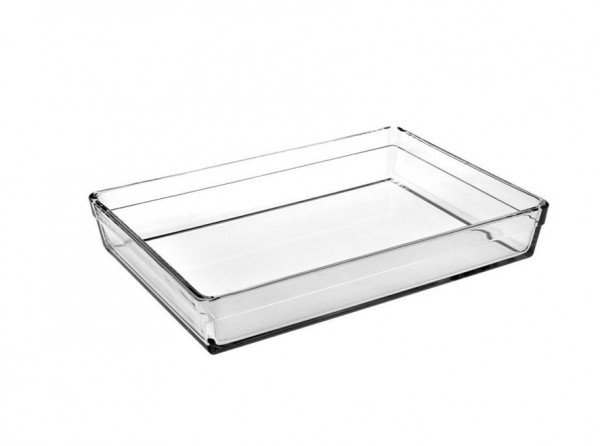 Pasabahce Premium Borcam Glas Auflaufform 37x26x6 cm rechteckig groß