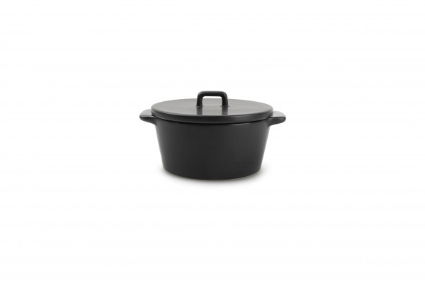 Ofenschale mit Deckel schwarz Ardo Black 15/10 x H 5,5
