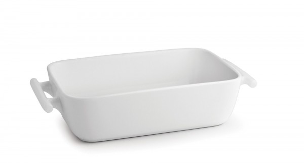 Squito Ofenschale Auflaufform mit Henkel weiss 33x23,5x56 cm