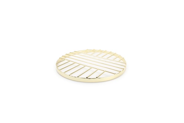 Untersetzer Gold Metall Cm Mazy Emirtex