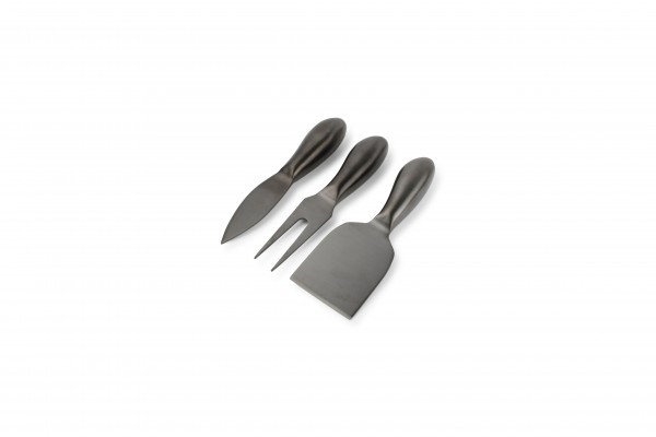 Fromage Käsemesser Set 3 teilig schwarz