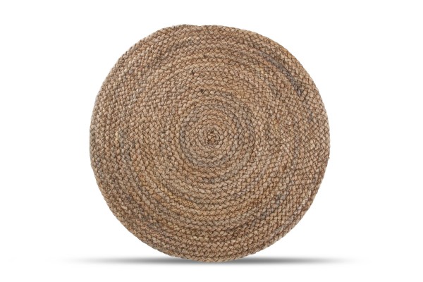 Platzset 38 cm rund Maisblatt braun