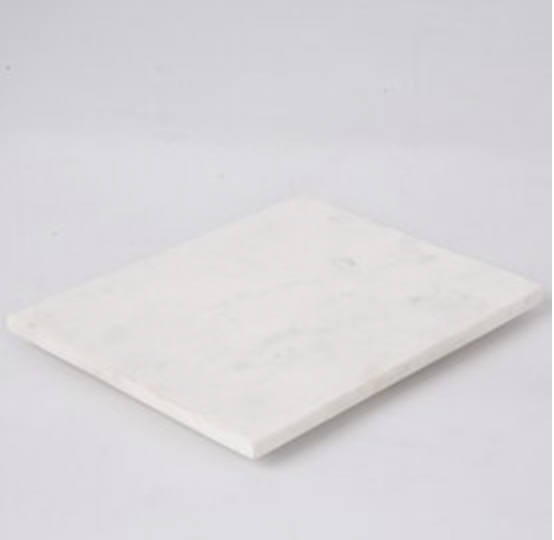 Marmor Servierplatte Noa weiß 28x22xH 2 cm