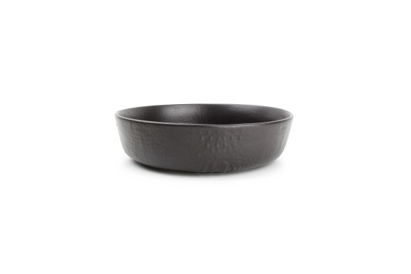 Croco Black Salatschüssel 23xH6cm schwarz