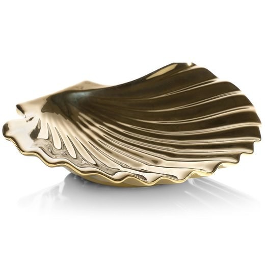 Schale Shell gold 18x16 cm