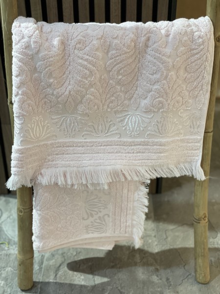 Nurpark Handtuch 100% Baumwolle rosa 50x70 cm