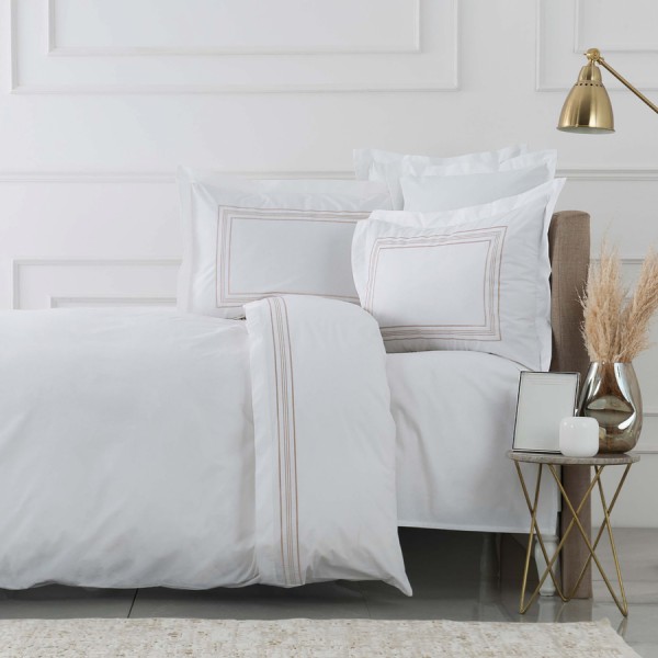 Karaca Home White Collection Freya 200x220cm 6tlg. Bettwäsche
