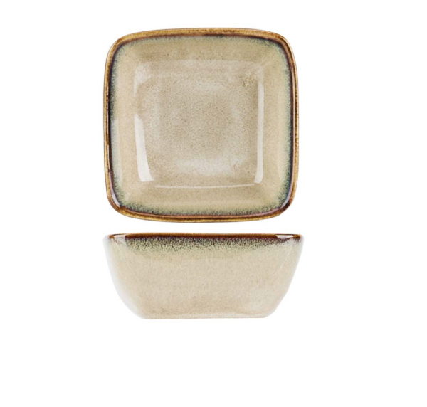 Arezzo rechteckig mini Schälchen 6,5x6,5x H3cm Dipschälchen