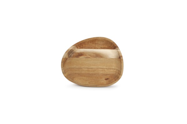 Servierbrett Holz 16x13xH2cm Akazienholz oval Palla
