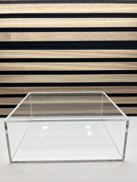 Premium Acryl Box mit Deckel S 25x20x 10 cm
