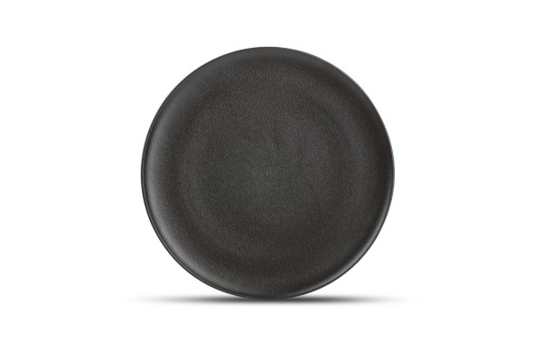 Black dusk Servierteller 27 cm schwarz rund