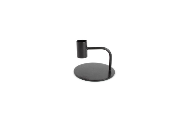 Kerzenständer schwarz pillar Black 10xH8 cm
