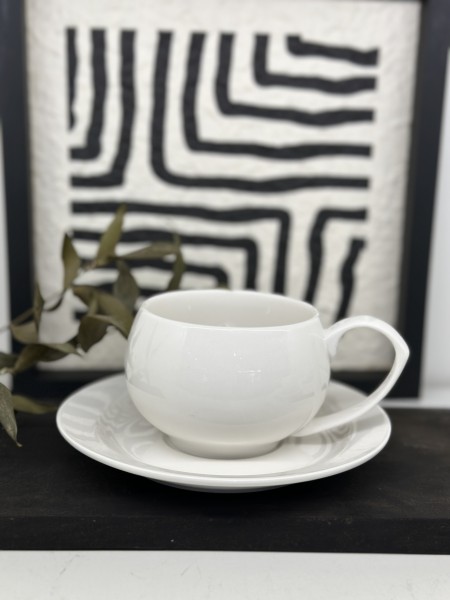 Malta Kaffeetassen 6er Set weiss