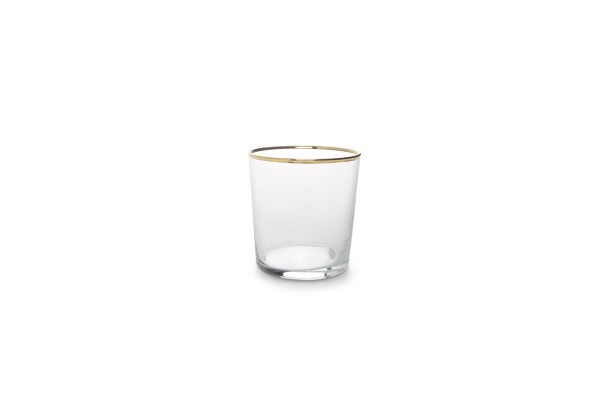 Elegante Dessertgläser Set 6 er mit Goldrand 0,33l Trink Glas