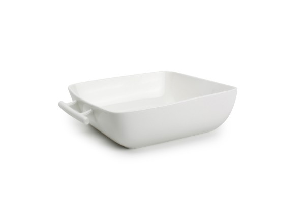 Porzellan Ofenschale 19x19xH 5,5 cm Squito Auflaufform
