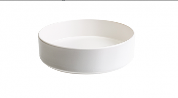 Rowel Schüssel groß weiß matt 21x H5,6 cm