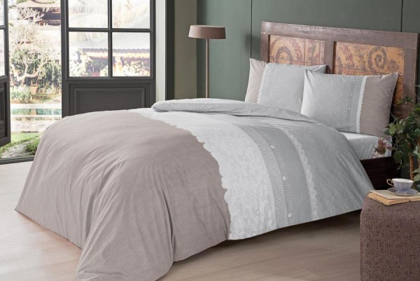 Tac Bettwäsche 160x220 cm Marlie 100% Baumwolle Ranforce