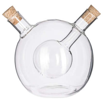 Kugel Essig- Öl Spender aus Borosilikatglas 2in1 0,48L